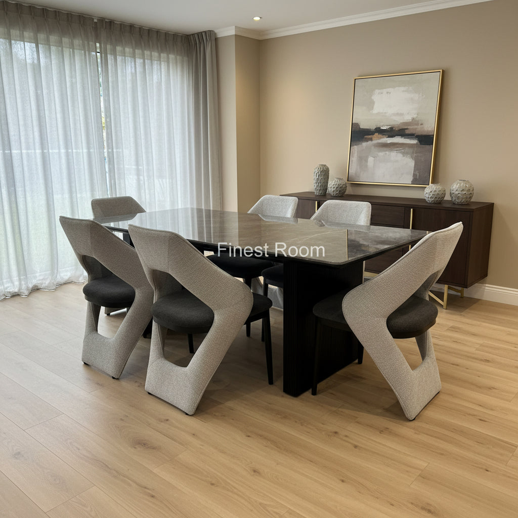 Engelberg Grey Dining Table & Chairs