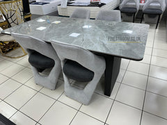 Engelberg Grey Dining Table & Chairs