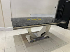 Black Arial With Black Windsor Chairs