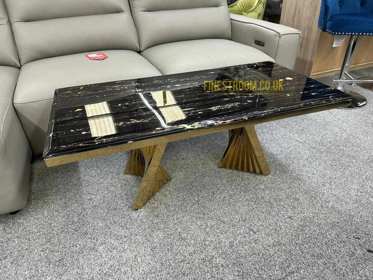 Ravello Black Gold Coffee Table