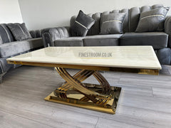 Elina Gold Coffee Tables