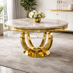 Chelsea Gold Round Dining Tables