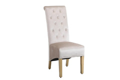 Louis Gold Table With Caya Gold Chairs
