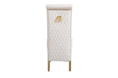 Louis Gold Table With Caya Gold Chairs