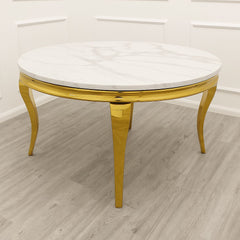 Louis Gold Dining Table Range