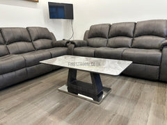 Zermatt Coffee Table - Grey Ceramic