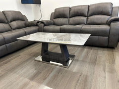 Zermatt Coffee Table - Grey Ceramic