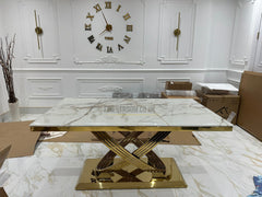 Elina Gold Dining Tables