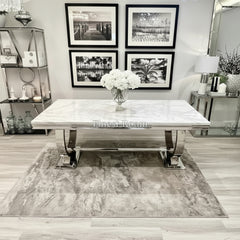 Ariana Chrome Dining Table Range