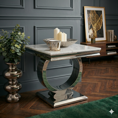 Ariana Chrome Side Tables Range