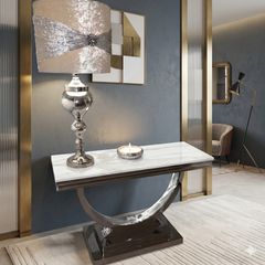 Ariana Chrome Console Tables Range