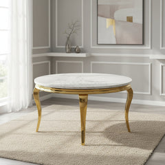 Louis Gold Round Dining Tables Range