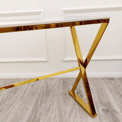 Zion Gold Console Table - Finestroom
