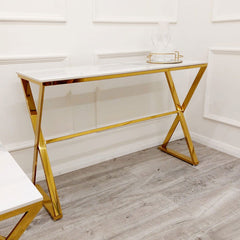 Zion Gold Console Table - Finestroom