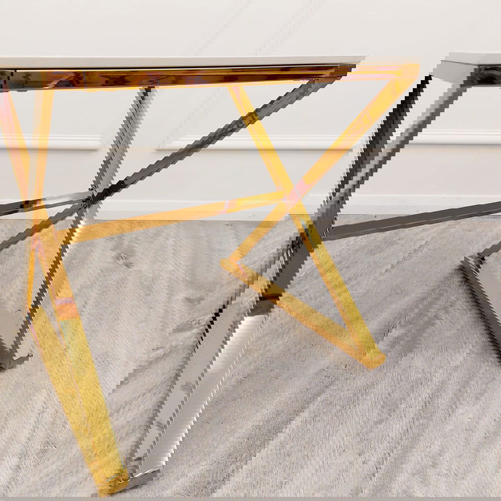 Zion Gold Lamp Table - Finestroom