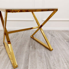 Zion Gold Lamp Table - Finestroom