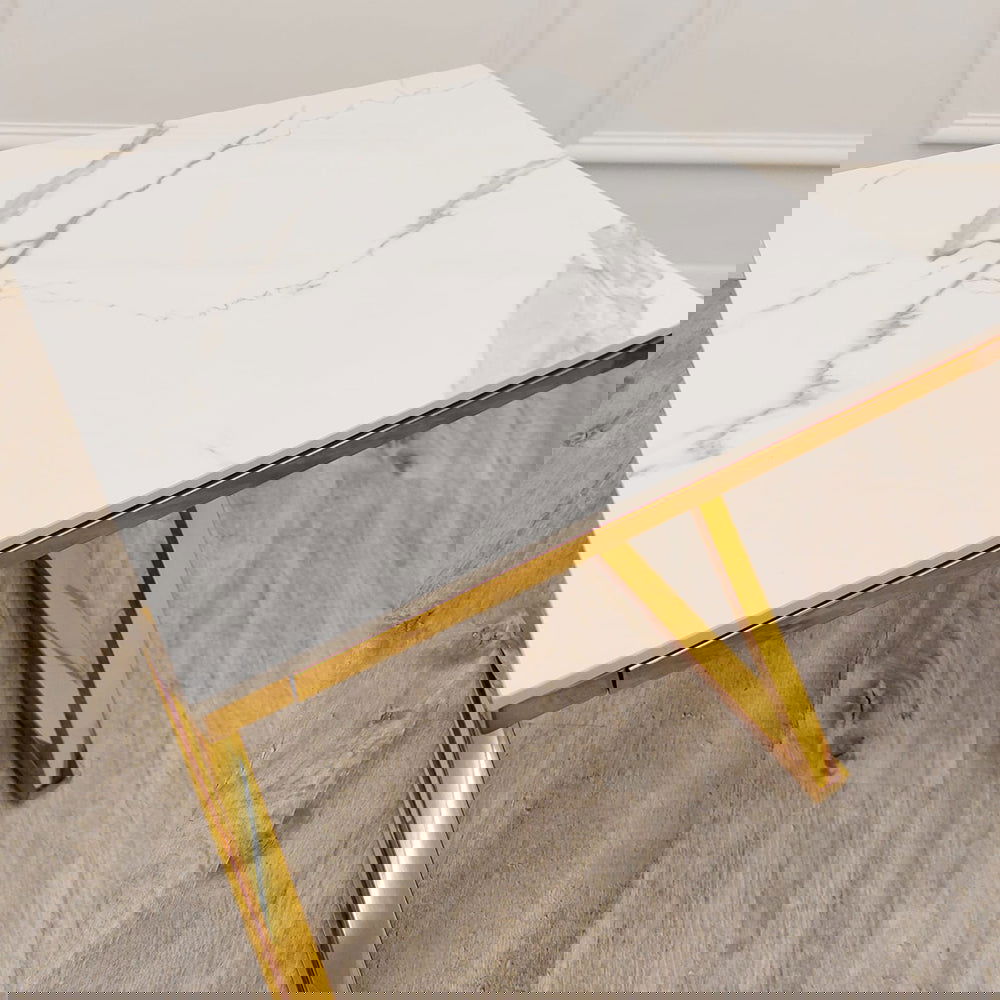 Zion Gold Lamp Table - Finestroom