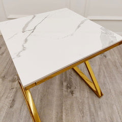 Zion Gold Lamp Table - Finestroom