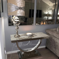Ariana Chrome Console Tables Range