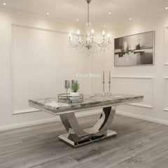 Arial Chrome Dining Table Range