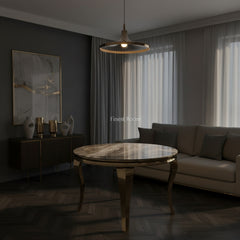 Louis Gold Round Dining Tables Range