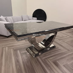 Arial Chrome Dining Table Range
