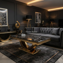 Arial Gold Coffee Tables