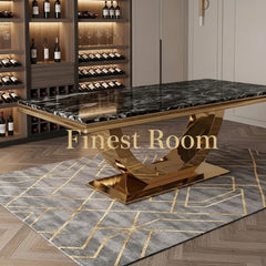 Arial Gold Dining Tables Range