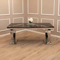 Ariana Chrome Dining Table Range