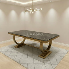 Ariana Gold Dining Table Range