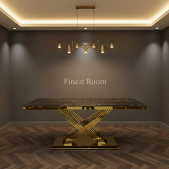 Elina Gold Dining Tables Range