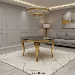 Louis Gold Round Dining Tables Range