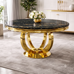 Chelsea Gold Round Dining Tables