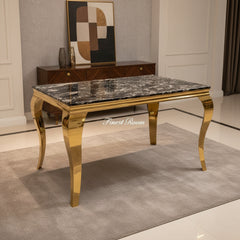 Louis Gold Dining Tables Range