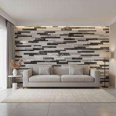 Self Adhesive 3D Mosaic Wall Tiles - Slate