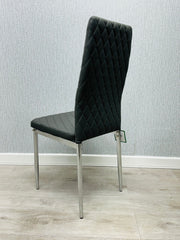 California PU Dining Chairs- Grey