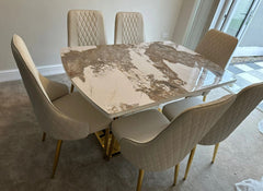 Camden Pandora Extendable Sintered Stone Dining Table