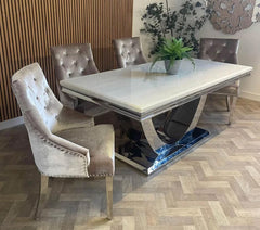 Arial Chrome Dining Table Range
