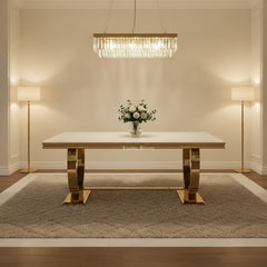 Ariana Gold Dining Table Range