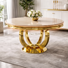 Chelsea Gold Round Dining Tables