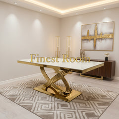 Elina Gold Dining Tables Range