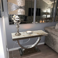 Ariana Chrome Console Tables Range