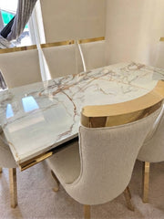 Kata Gold Arial With Cream Gold Miami Chairs