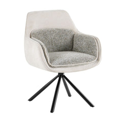 Monaco Sintered Stone Extending Table With Swivel Chairs