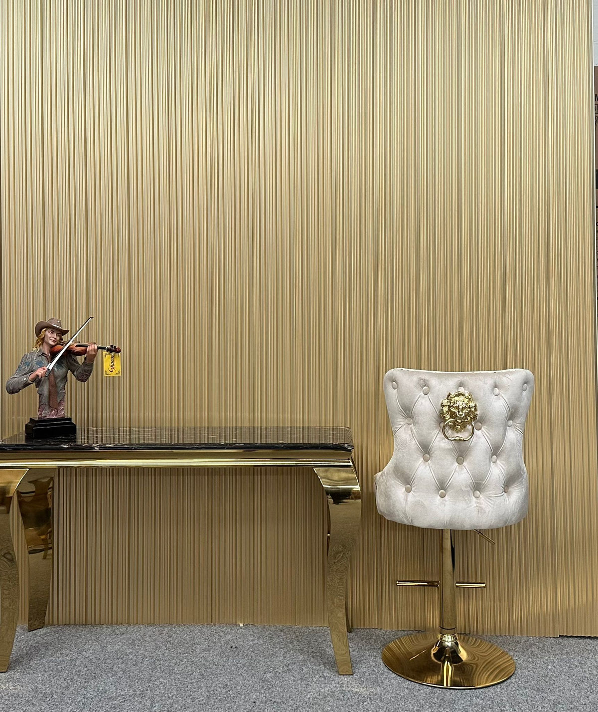 Wave Style PVC Wall Panels – Golden Sand