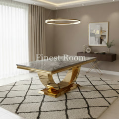 Arial Gold Dining Tables Range