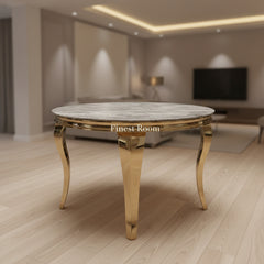 Louis Gold Round Dining Tables Range