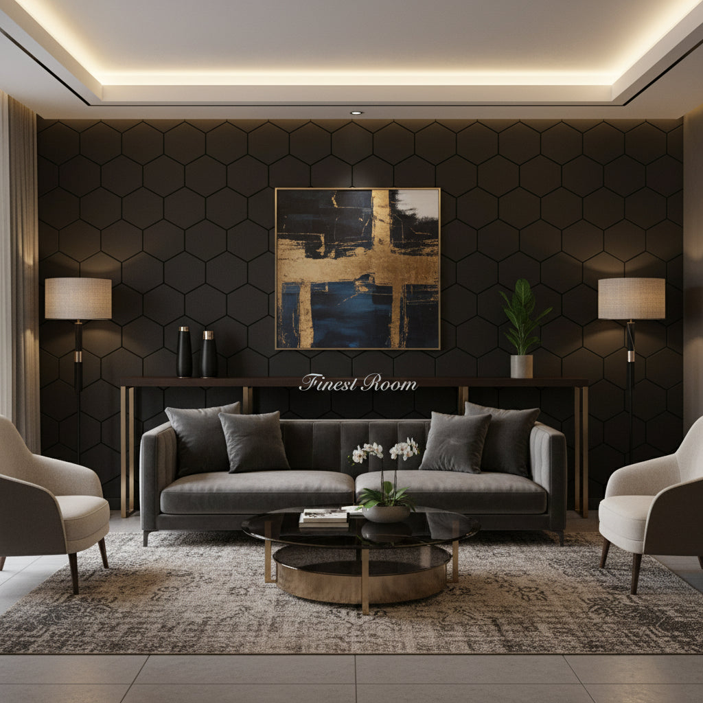 Acoustic Pattern Wall Panels - Hexagon