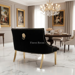 Majestic Gold High Back Benches- Mink Gold, Black Gold