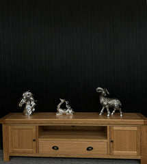 Wave Style PVC Wall Panels – Midnight Black